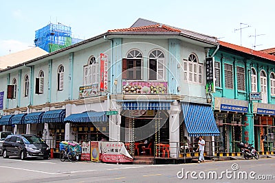 Little India - Singapore Editorial Stock Photo